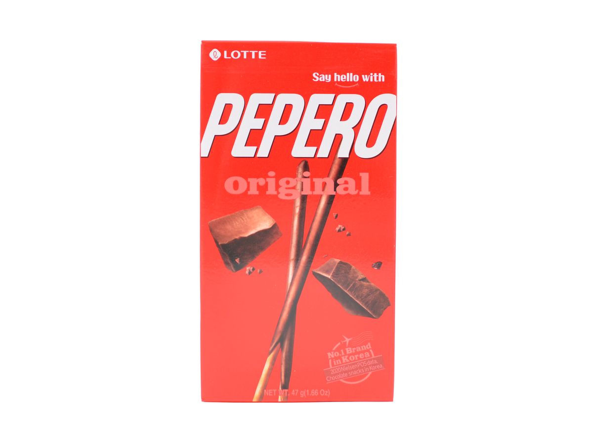 Lotte Pepero Tyčinky máčené v čokoládě, 47 g