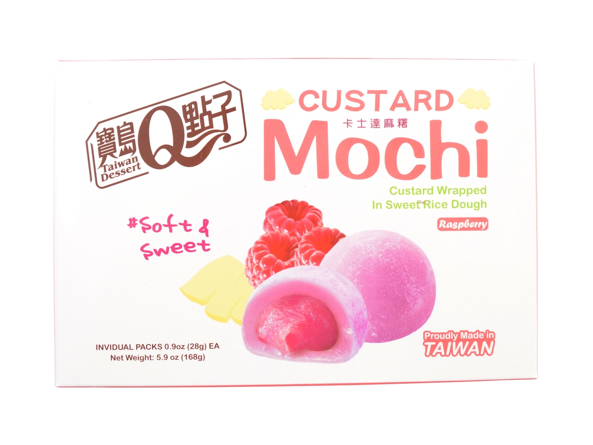 Q Brand Mochi Maliny, 168 g