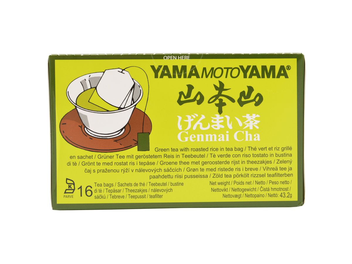 Yamamotoyama Čaj Genmaicha, 48 g nálevové sáčky (16 sáčků)